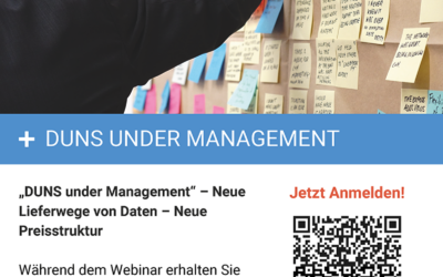 03. März 2022 | Webinar “DUNS under Management”